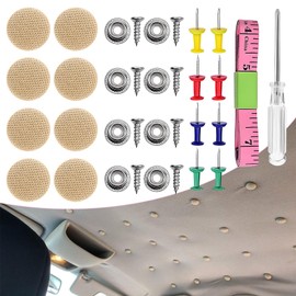 HIAHXC Headliner Repair Kit Repair Buttons Car Repair Rivets Set General Purpose Convertible Hood Repair Kit Expert Car Canopy Repair