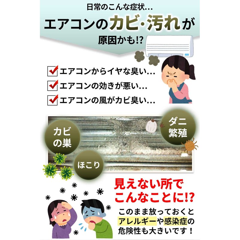 (Professional Specifications) Easy to Clean! Air Conditioner Fin / Fan