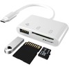 Multifunction Card Reader 3 in 1 USB C TF SD