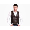 Chaleco De Piel 100% Original Western Wangler Vaquero.