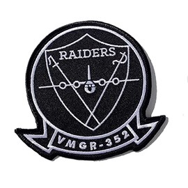 Squadron Nostalgia LLC VMGR-352 Raiders Patch – Sew On, 4.5"