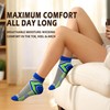 NEWZILL Low-Cut Compression Socks Unisex Running Socks With Embedded Frequency