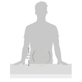 Darice Gold Metal Ring, 14-Inch