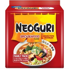 Korea Instant Noodles (CASE SET, NEOGURI SPICY SEAFOOD INSTANT NOODLES)