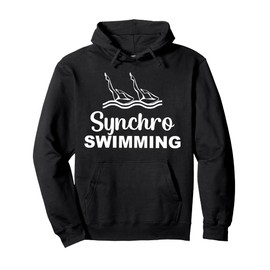Synchro Swimming Minimalist Sporty Team Pullover Hoodie