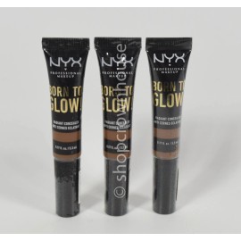 NYX 3 NYX Born to Glow Radiant Concealer 0.17 fl oz BTGC19 MOCHA