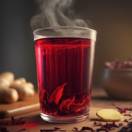 2.6oz Dried Hibiscus Flowers, Flor de Jamaica, Loose Leaf Tea for Hibiscus Tea, Whole Dried Flowers and Petals, Non- GMO, Caffeine free.