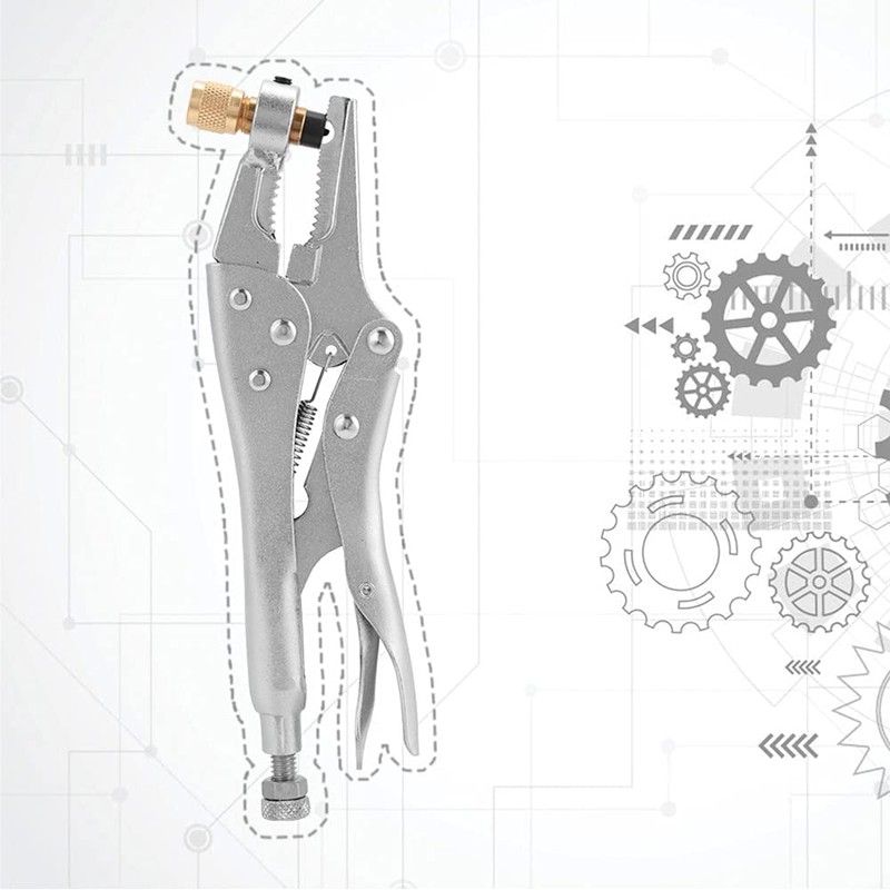 Air Conditioner Refrigerant Recovery Pliers with 1/4" SAE Interface, Durable