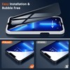Fotbor for iPhone 16e/14/13/ 13 Pro Privacy Screen Protector, 2