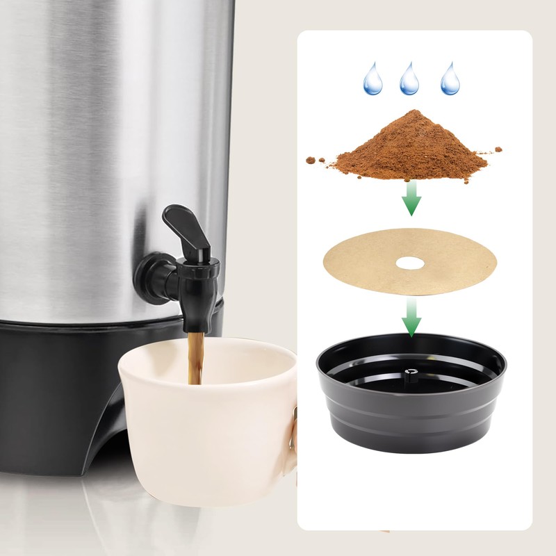 Coffee Filters Compatible with Hamilton Beach Coffee Maker, 100 Pcs