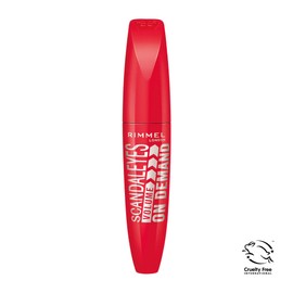 Rimmel London - Scandaleyes Volume On Demand Clean Mascara, Waterproof Mascara, Clean & Vegan Formula for Long-lasting, Smudge & Flake-proof Wear, Extreme Black - 001