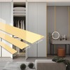 Gold Metalized Mirror-Like Finish Peel and Stick Wall Trim Molding