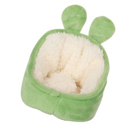 BUGUUYO Warm Plush Hamster Nest Cozy Winter Bed for Pets Soft Comfortable Sleeping House Cute Design for Hamsters Mice and Other Animals for Home and Travel Random Color