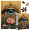 Lotus Eye Puzzles for Adults 1000 Pieces, Flower Eyes Art