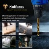 Sulfuras 21 PCS Titanium Drill Bit Set for Home DIY
