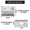 Funalix 2 Kombinationen Verstellbare Haarschneider Teile Klingen Suitable for Hair