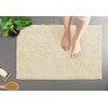 LuxUrux Bath Mat-Extra-Soft Plush Bath Shower Bathroom Rug, 1'' Chenille
