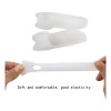 Separador de Juanete Meñique Gel Silicona Unitalla Blanco 1 Par