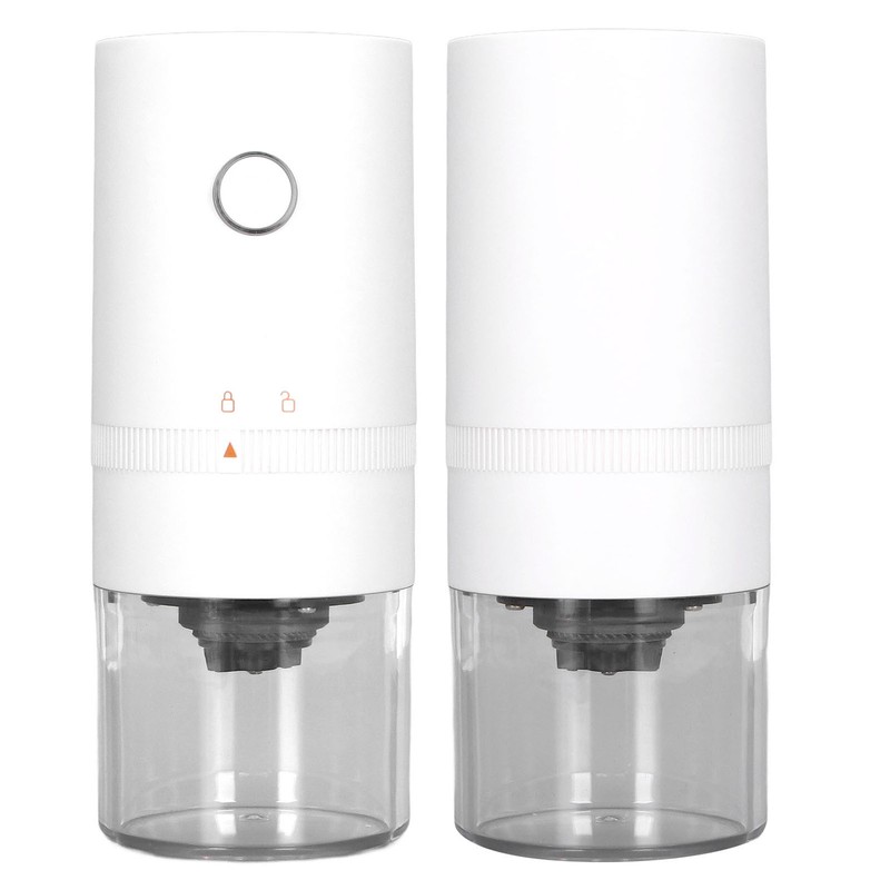 Coffee Grinder Portable Small Electric Rechargeable Household Automatic Coffee GrinderWhite