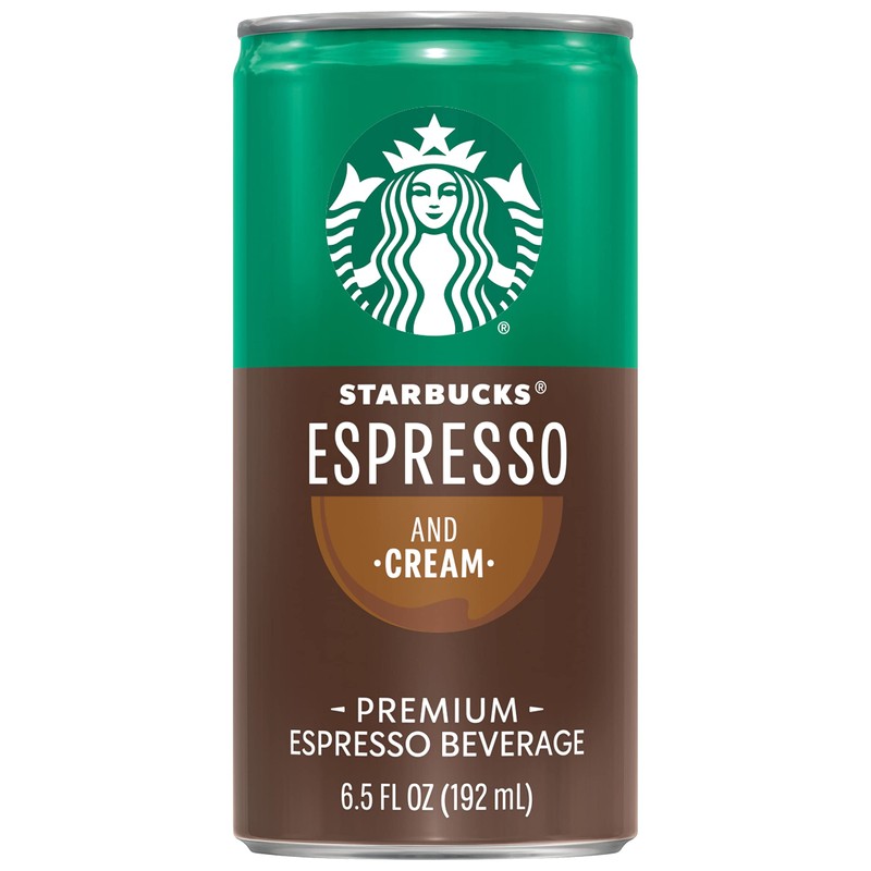 Starbucks Espresso & Cream, 6.5 Fl Oz Cans (Pack of