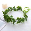 Shamrock Headpiece Shamrock Garland Headpiece Leaf flower Crown Headband Wedding
