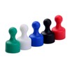 ULIBERMAG 12 x Magnetic Push Pins Fridge Magnet for Whiteboard