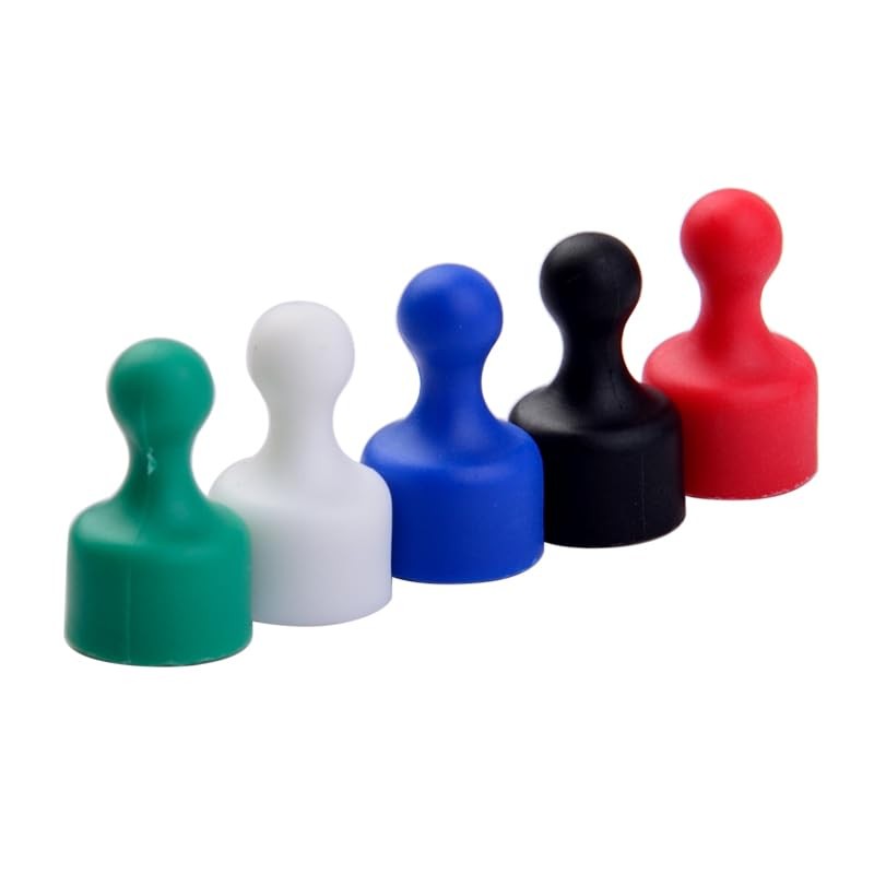 ULIBERMAG 12 x Magnetic Push Pins Fridge Magnet for Whiteboard