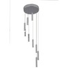 Craftmade 47599-CH-LED Lexi Wind Chime LED Pendant Lighting, 9-Light, 18