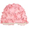 Beco Rubber Petal Cap Swimming Cap, Unisex, Gummi-Blütenhaube, pink, One