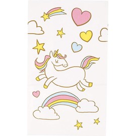 BLUE PANDA Rainbow Unicorn Party Favor Bags for Kids Birthday Party (5 x 8.5 x 3 In, 36 Pack)