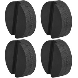 10MM Slot Trolley Rubber Jack Pad Support Pinch Weld Jacking Floor Frame Rail Adapter Car Removal Repair Tool Lift Standard Jacking (4Pcs)