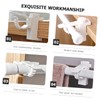STOBAZA Curtain Rod Brackets No Drill 2 Pack White Pp