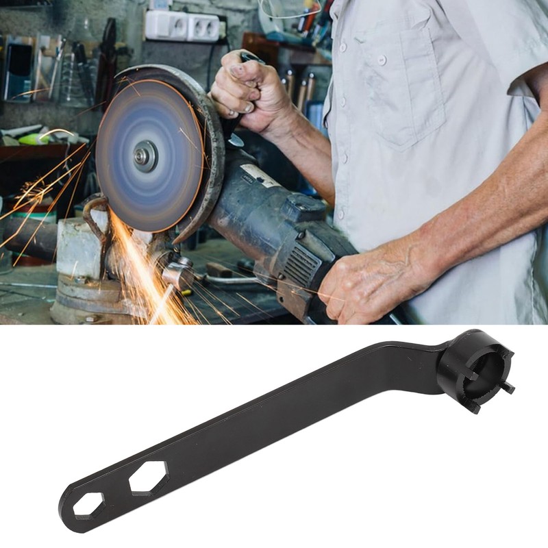 4 Claw Angle Grinder Wrench Nickel Cr Steel Adjustable Spanner