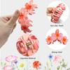 8 Pieces Large Women's Hair Clips, Flower Hair Clips, Flower