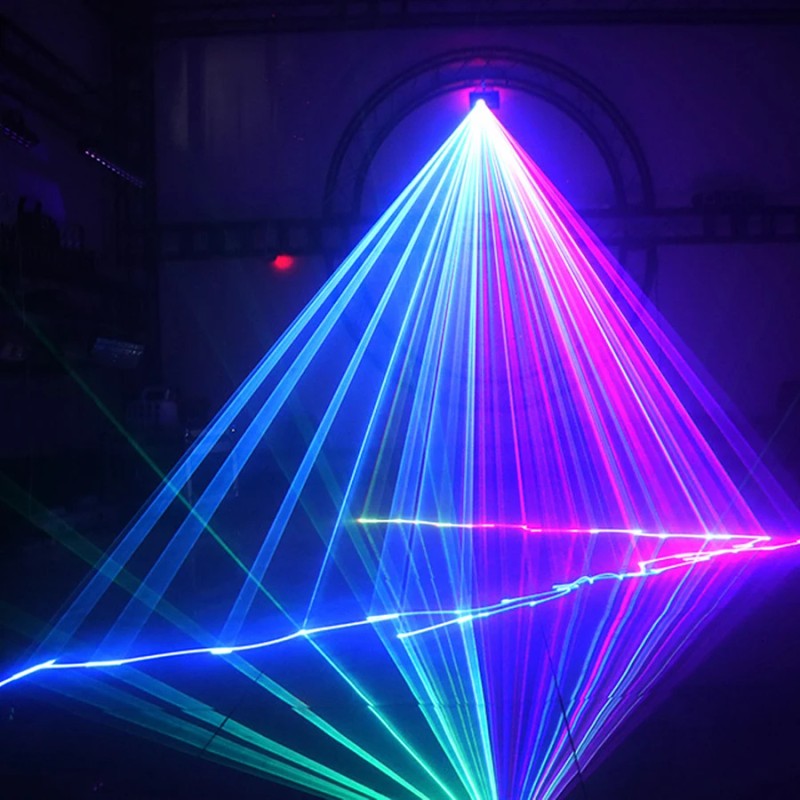 RGB Laser 500MW Beam Line Scanner Projector DMX Professional Disco