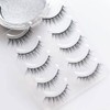 Musegetes 3D False Eyelashes Popular Black Natural Axis Soft Core
