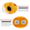 Walfront Crane Push Button Switch Up Down Hoist Self-Resetting with
