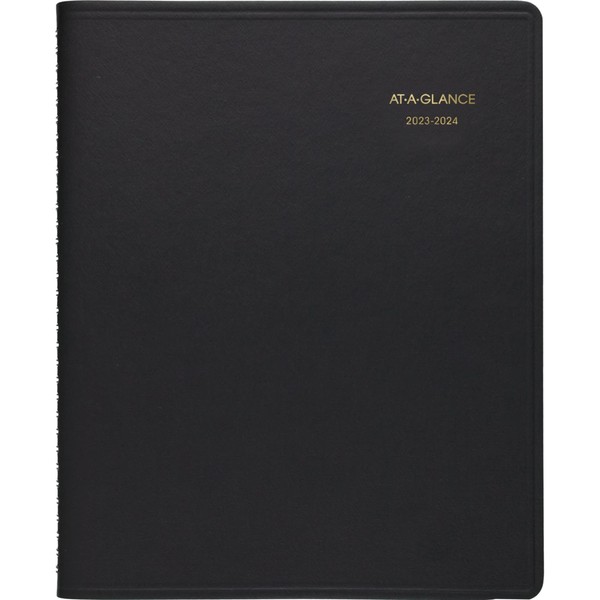 AT-A-GLANCE 2023-2024 Academic Planner, Monthly, 9" x 11", Large, Pocket,