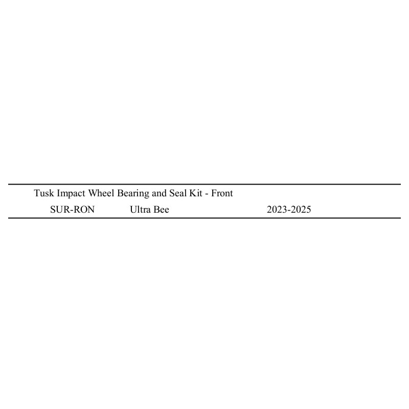 Tusk Front Impact Wheel Bearing and Seal Kit - Compatible