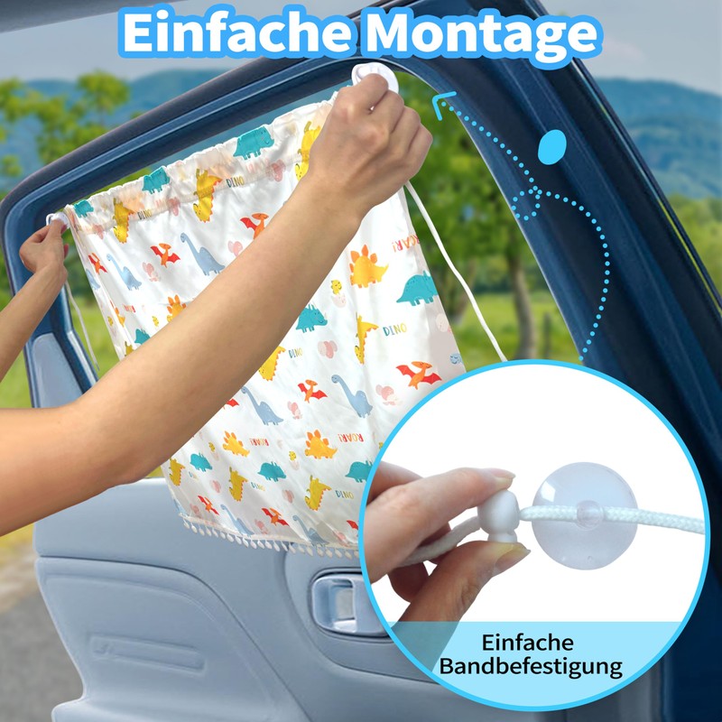 Aufisi Sun Protection Car Baby Pack of 2 63 x