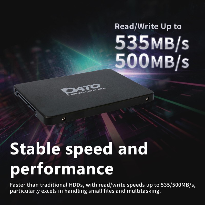 DATO 512GB SSD 2.5" SATA III Internal Solid State Drive,