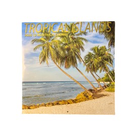 2025 Tropical Islands 12 Month Calendar, 12"x24" Wall Calendar