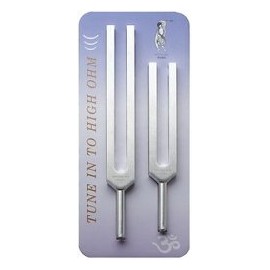 Lemniscate Music Sound Healing Tools - High Ohm Octave Set 2 pc - Tuning Forks And Acessories