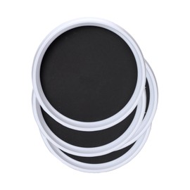 AngieQH 4 Pack12 inch Anti Slip Lazy Susan Organizer Set - Used for Cabinet, Pantry Organization and Storage, Kitchen, Refrigerator, Bathroom Vanity countertop, Sink Bottom Organization, Spice Rack