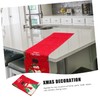 NOLITOY Christmas Style Table Runner Elegant Xmas Decorative Tablecloth for