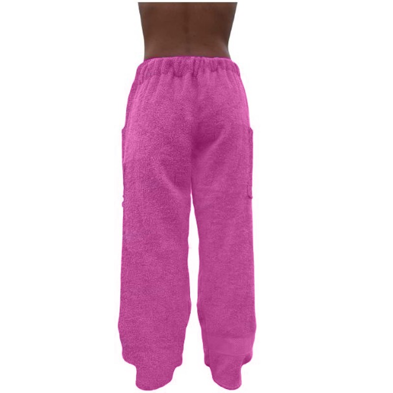 Paradise Towelwear Towel Pants for Swimmers – Pink - Cotton