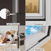 Guardapolvo y Protector para Puerta,Burletes de Cuña Puertas Ventanas,Tiras Sellado
