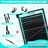 Lash Clusters Kit 320Pcs, 90D DIY Individual Eyelashes Extension With