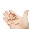 Metal D Ring Carabiner Clip,Spring Key Hooks,Hardware Bags Ring,Hand DIY