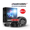 CHUSYYRAY 2x Bombillos LED Focos Para Auto Carro 2-Sides H11